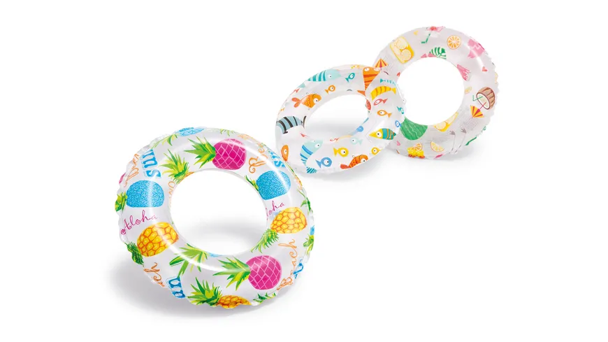 Intex – Schwimmring bunt, 1 Stück, sortiert