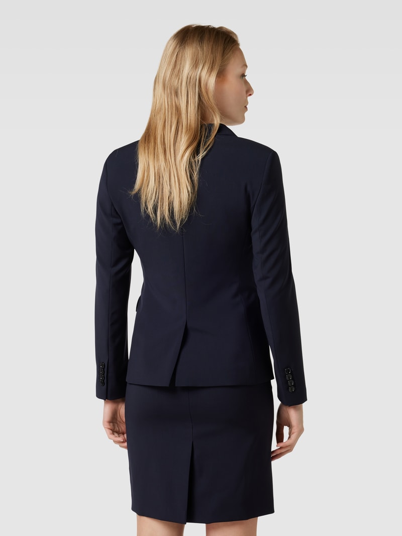 Blazer mit Pattentaschen Modell 'Juleah' in marineblau