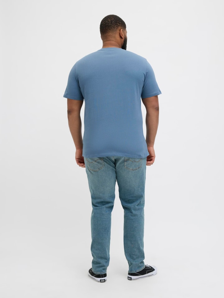 JACK & JONES PLUS T-shirt in Oceanview günstig kaufen