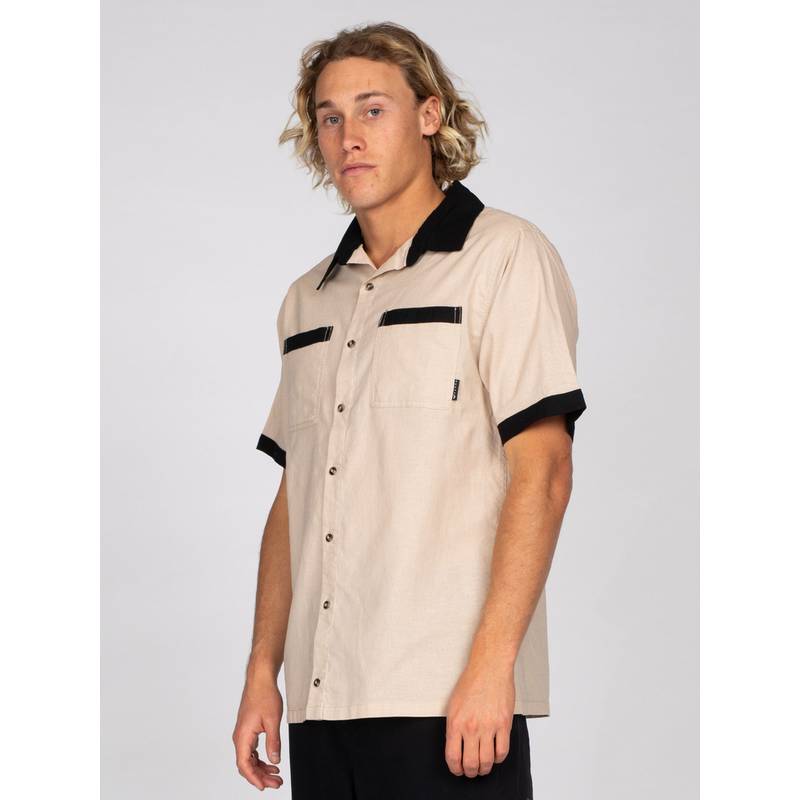 RUSTY TRUCK STOP SHORT SLEEVE SHIRT Kurzarmhemd Herren