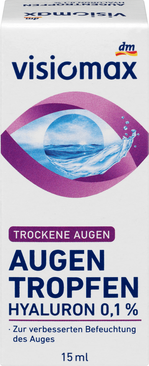 Augentropfen mit 0,1% Hyaluron, 15 ml