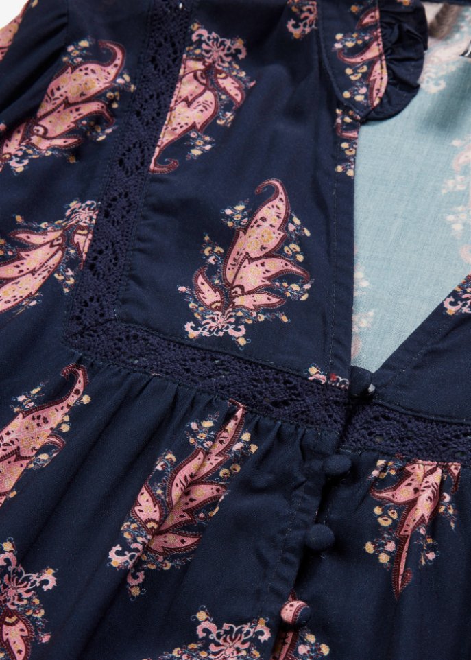 Bluse mit Muster