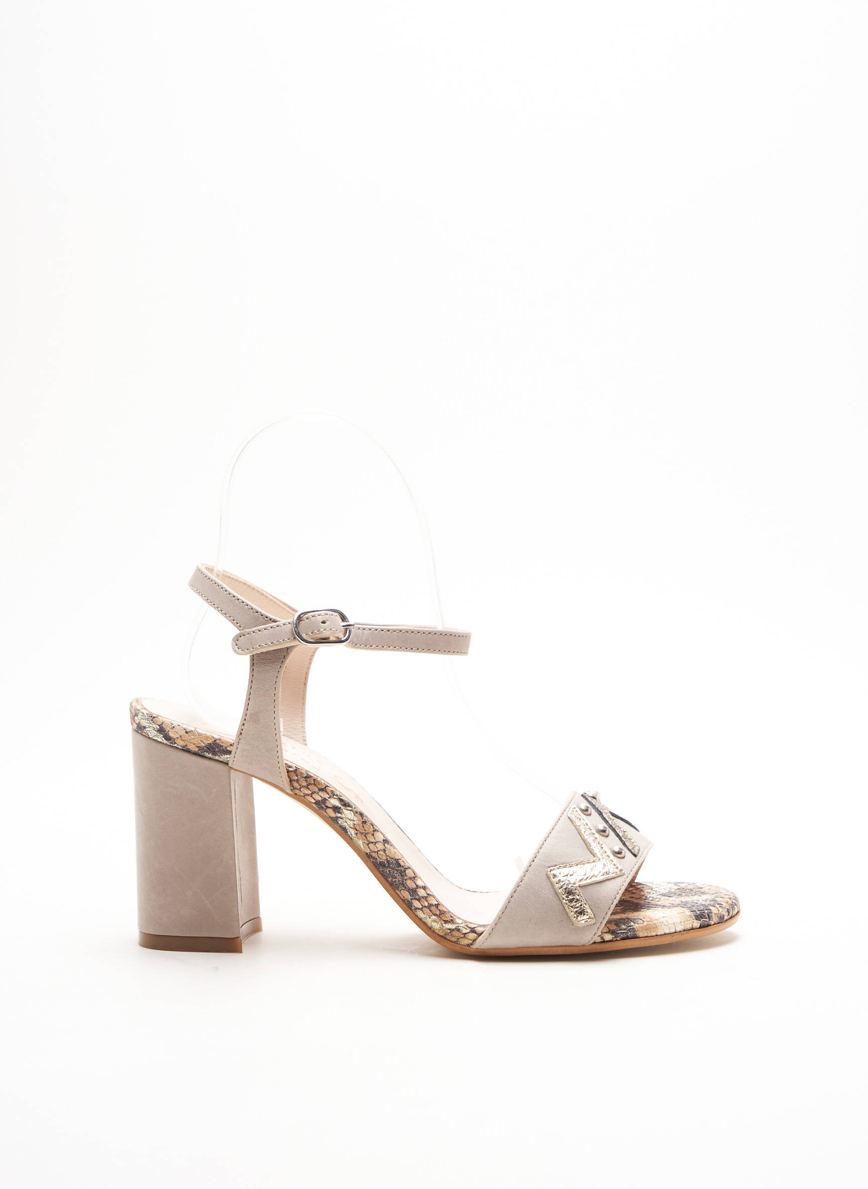 Rosemetal Sandales Nu Pieds Femme couleur gris