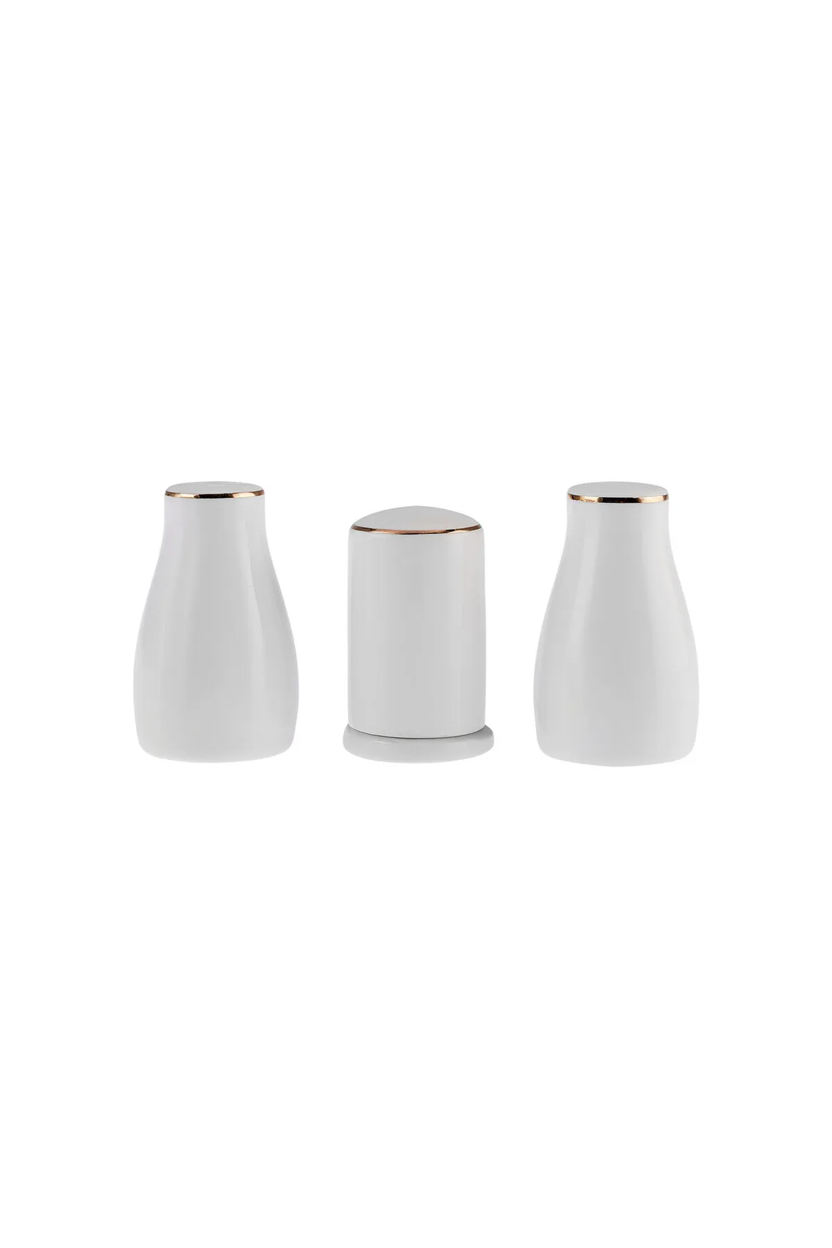 Karaca  Rowan Geschirr-Set Gold, 69-teilig für 12 Personen, New Generation Bone