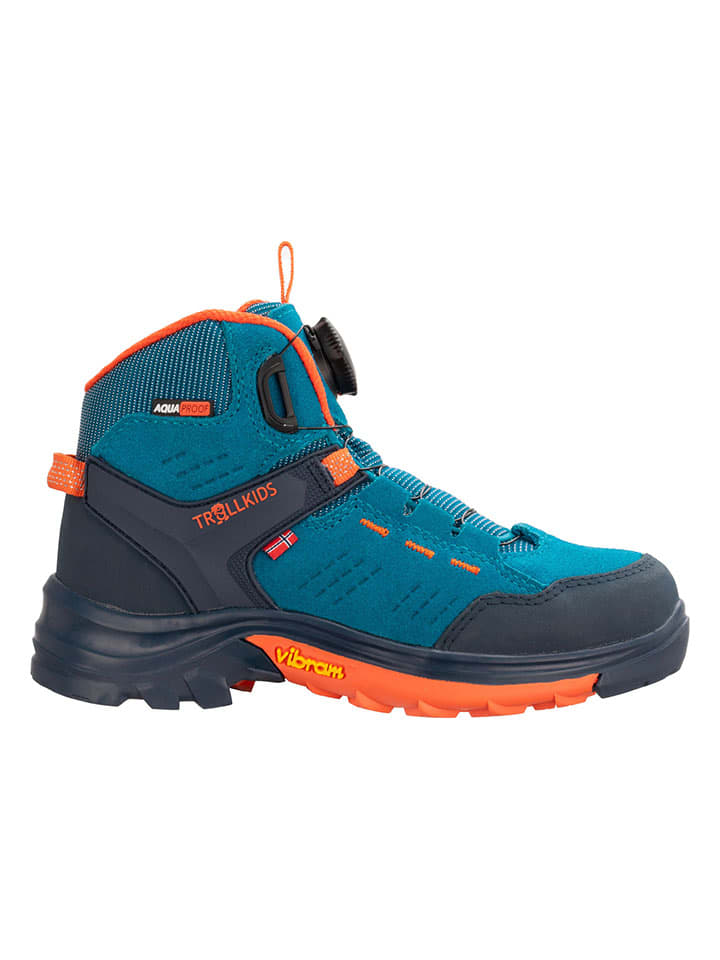 Trollkids Leder-Wanderschuhe 