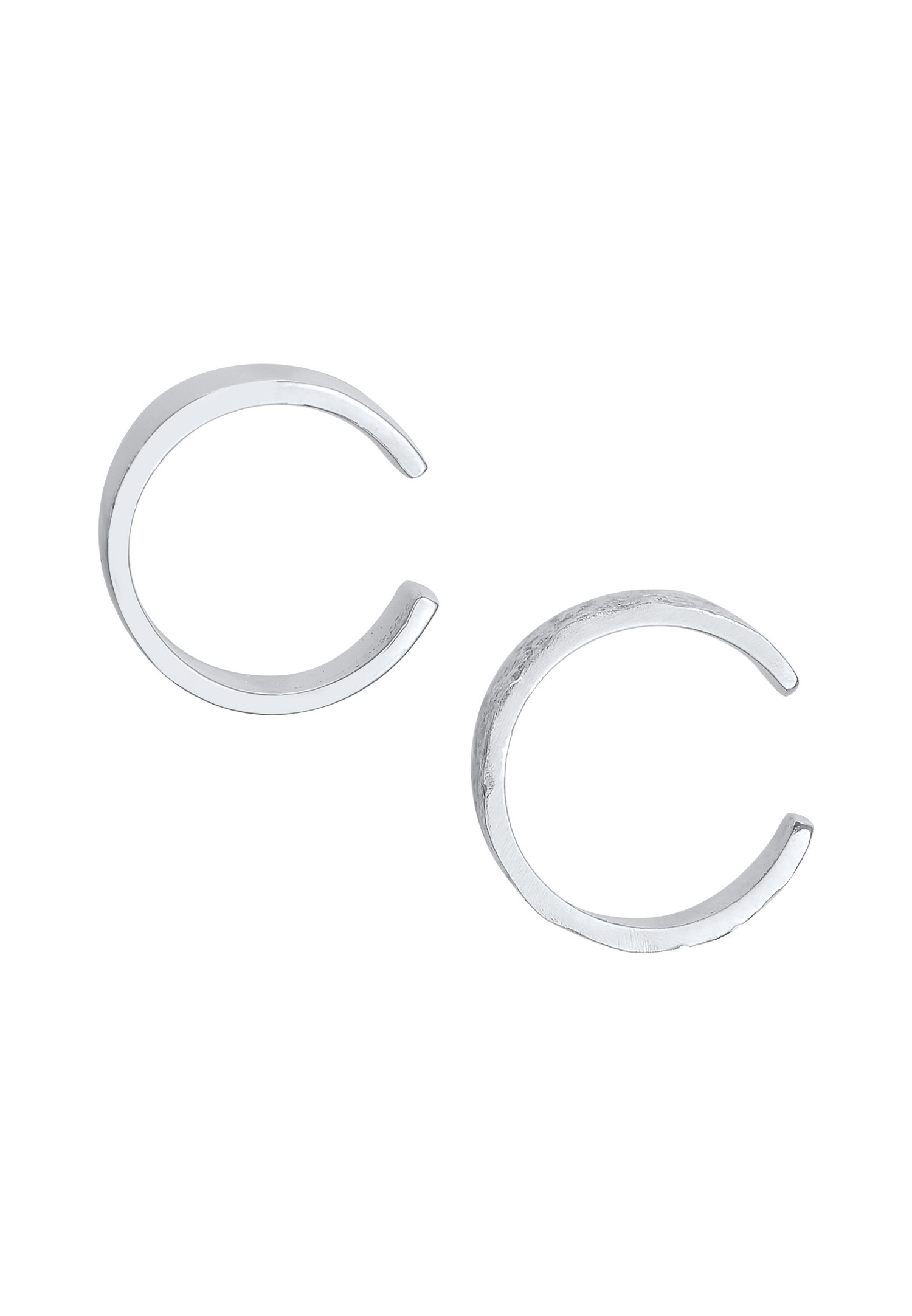 Elli Femmes Set Earcuff Basic Martelé 925-ös argentin sterlingből