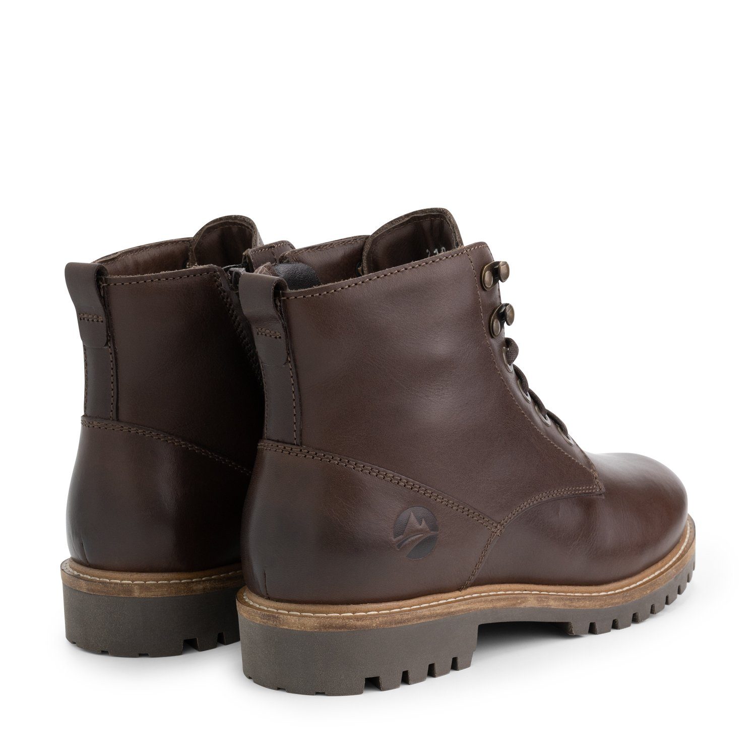 Travelin' Stalon Men Schnürschuh (Schnürsenkel und Reißverschluss) echtes leder