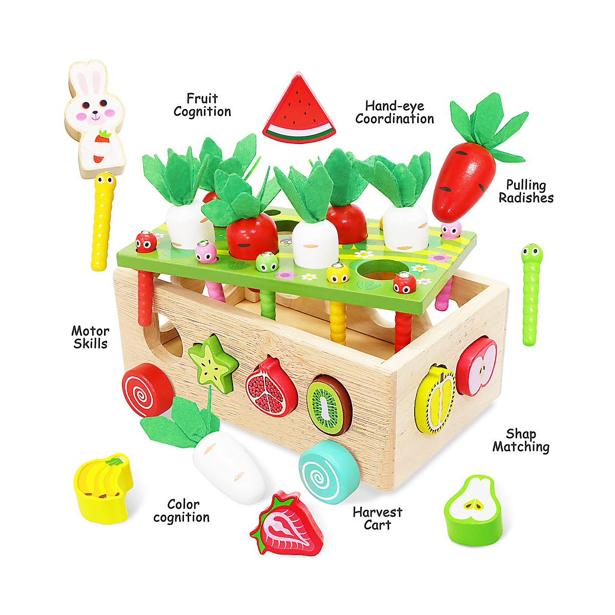Holzspielzeug Montessori Spielzeug Lernspiele für Kinder