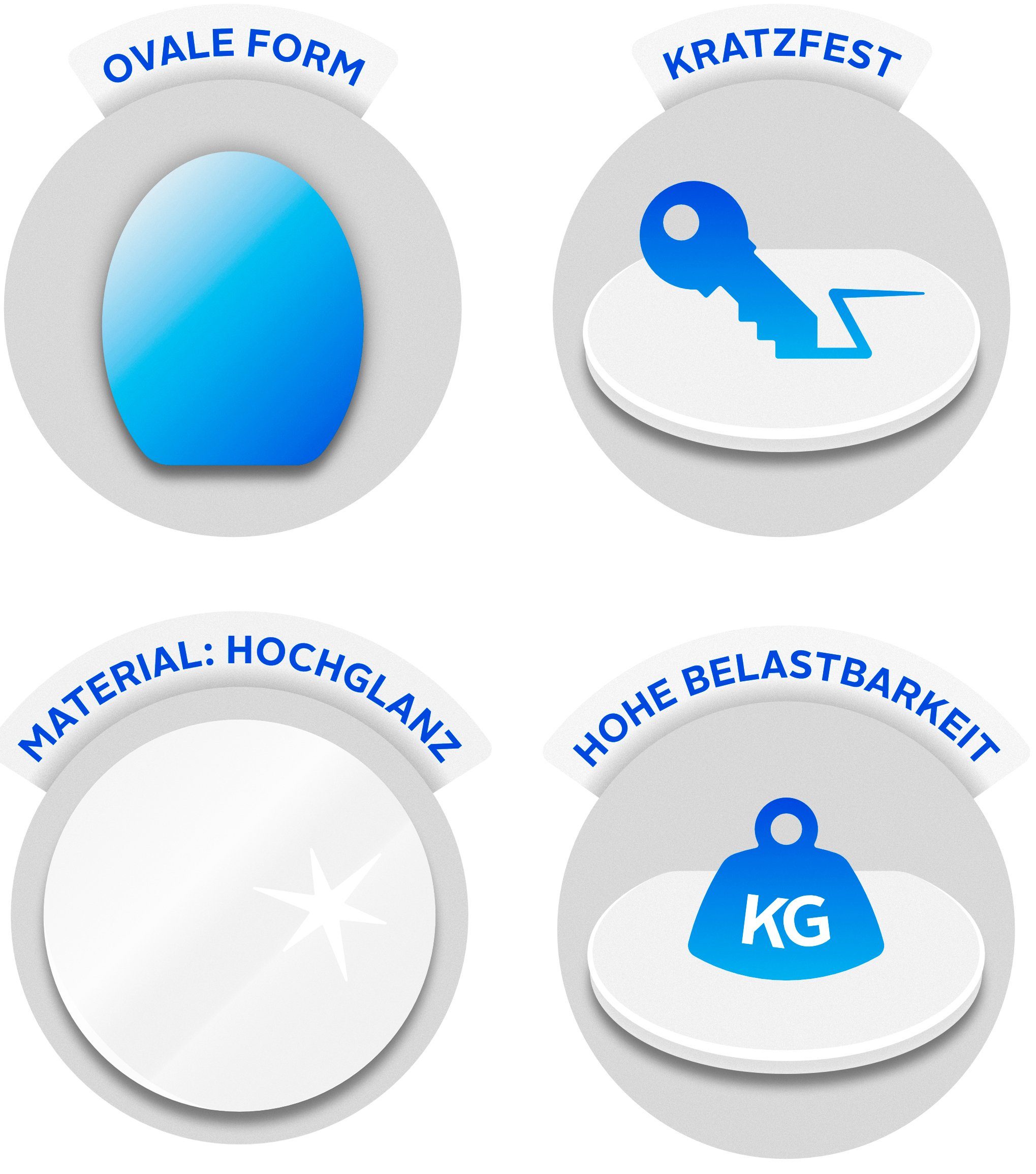 ADOB WC-Sitz Soft, gepolstert aus Schaumstoff