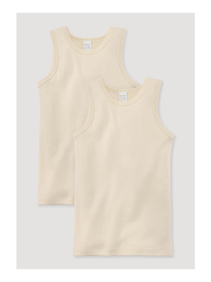 Hessnatur Achselshirt 2er-Set in natur günstig kaufen
