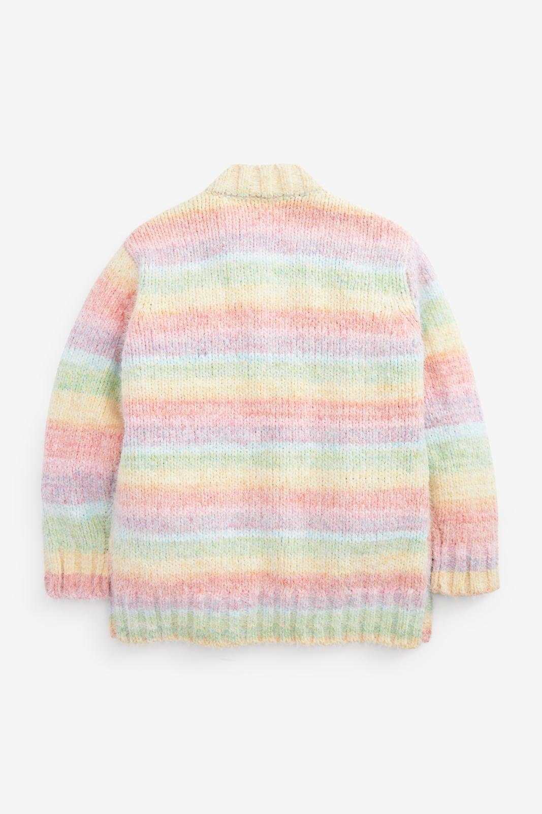 Next Strickjacke Langer, flauschiger Cardigan (1-tlg)