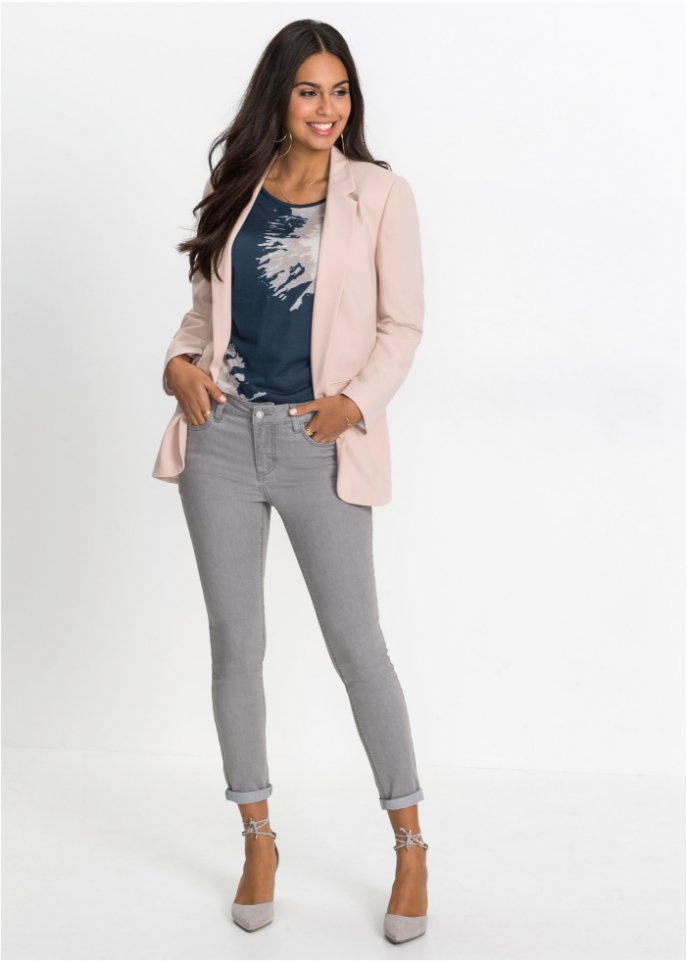 Super-Stretch-Jeans aus leichtem Material