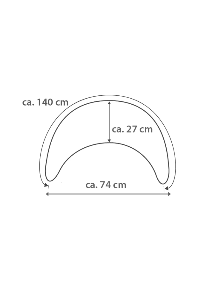 Kinderhaus Blaubär Theraline Plüschmond Stillkissen TOP in Bernstein günstig kaufen 135 cm