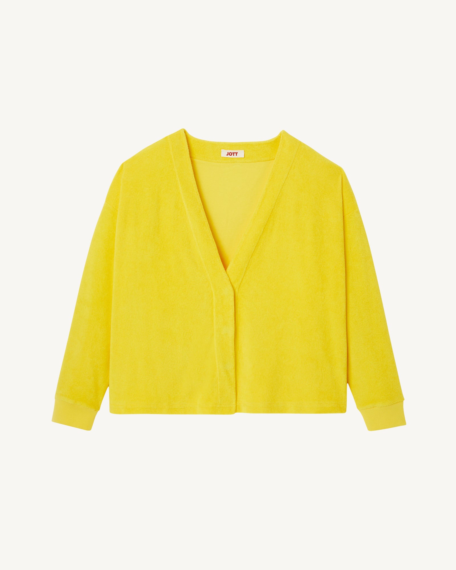 Cardigan éponge à manches longues Citron Pamplona
