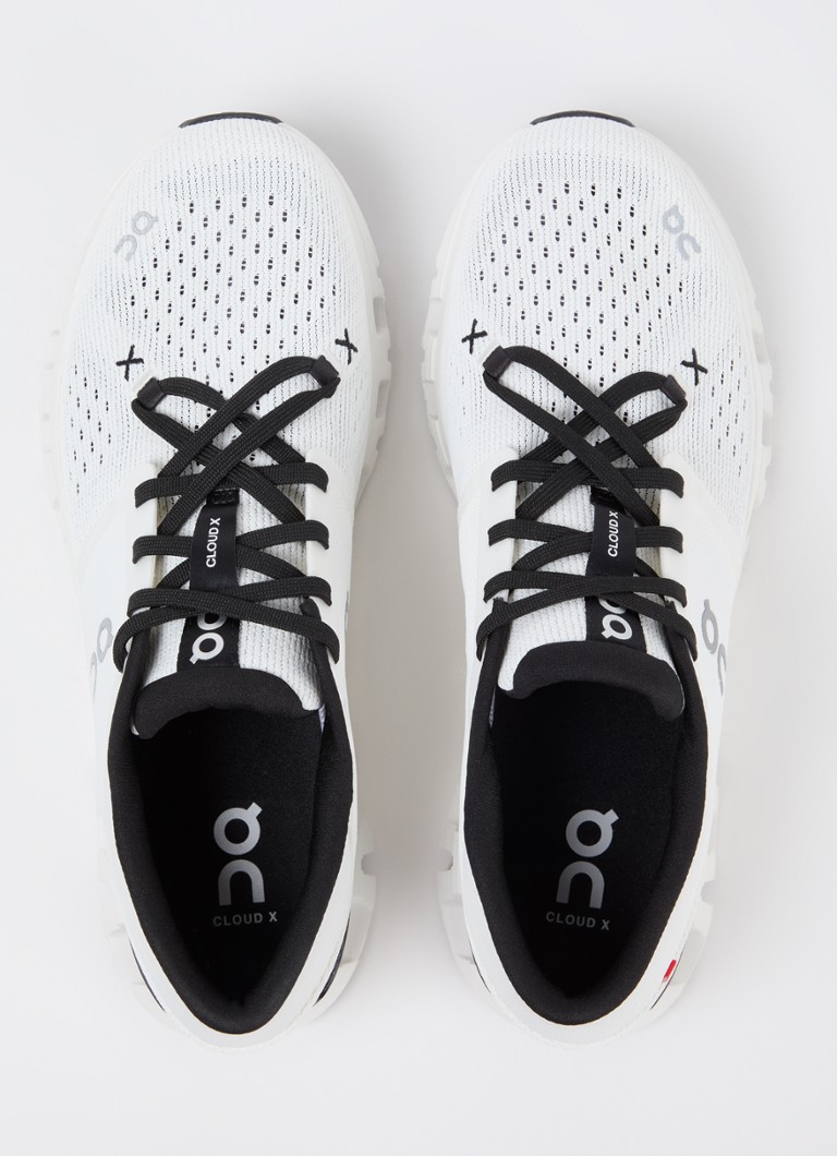 On Cloud X 4 sneaker with knitted upper