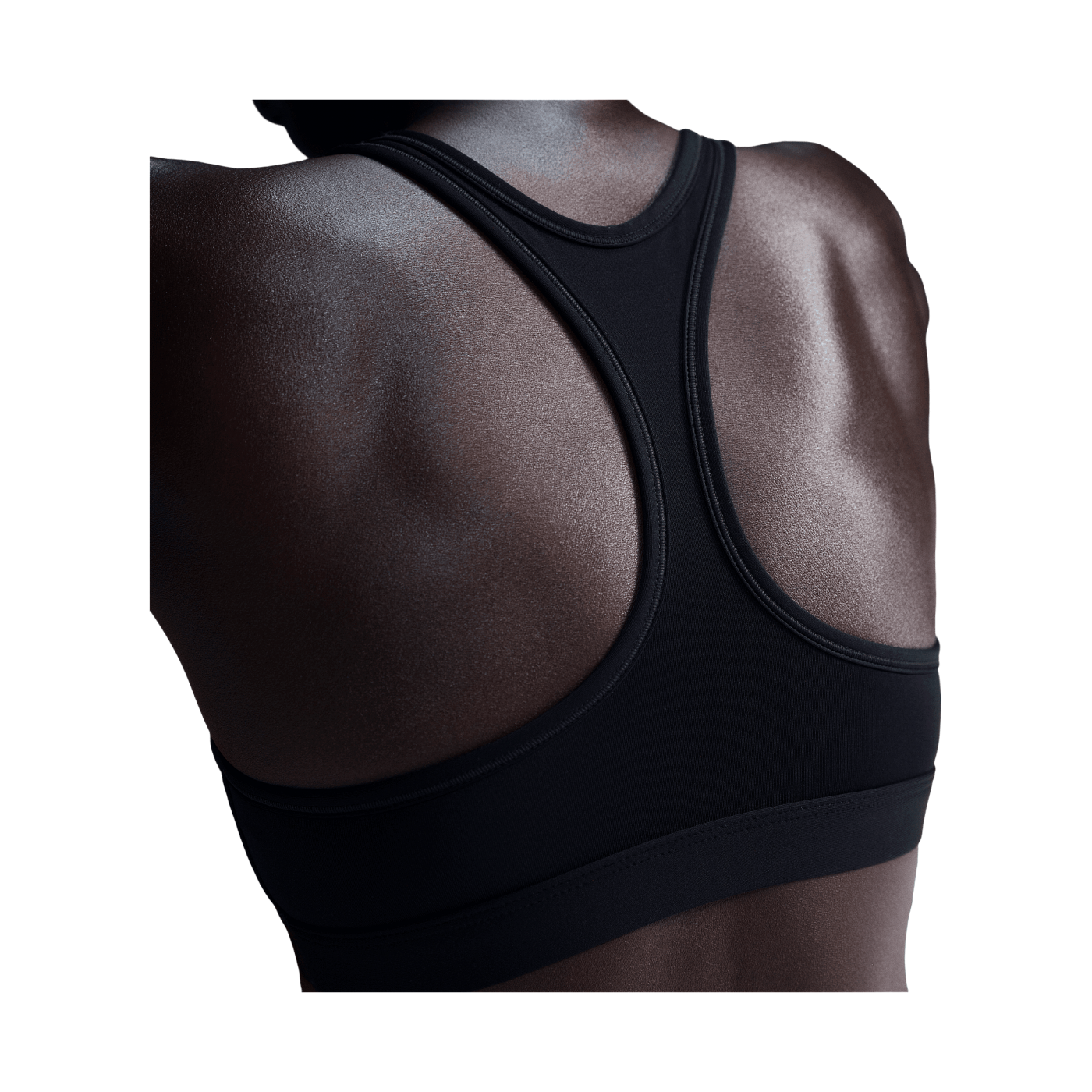 Nike Swoosh Light Support Bra Sport-BH Damen Schwarz Weiss F010
