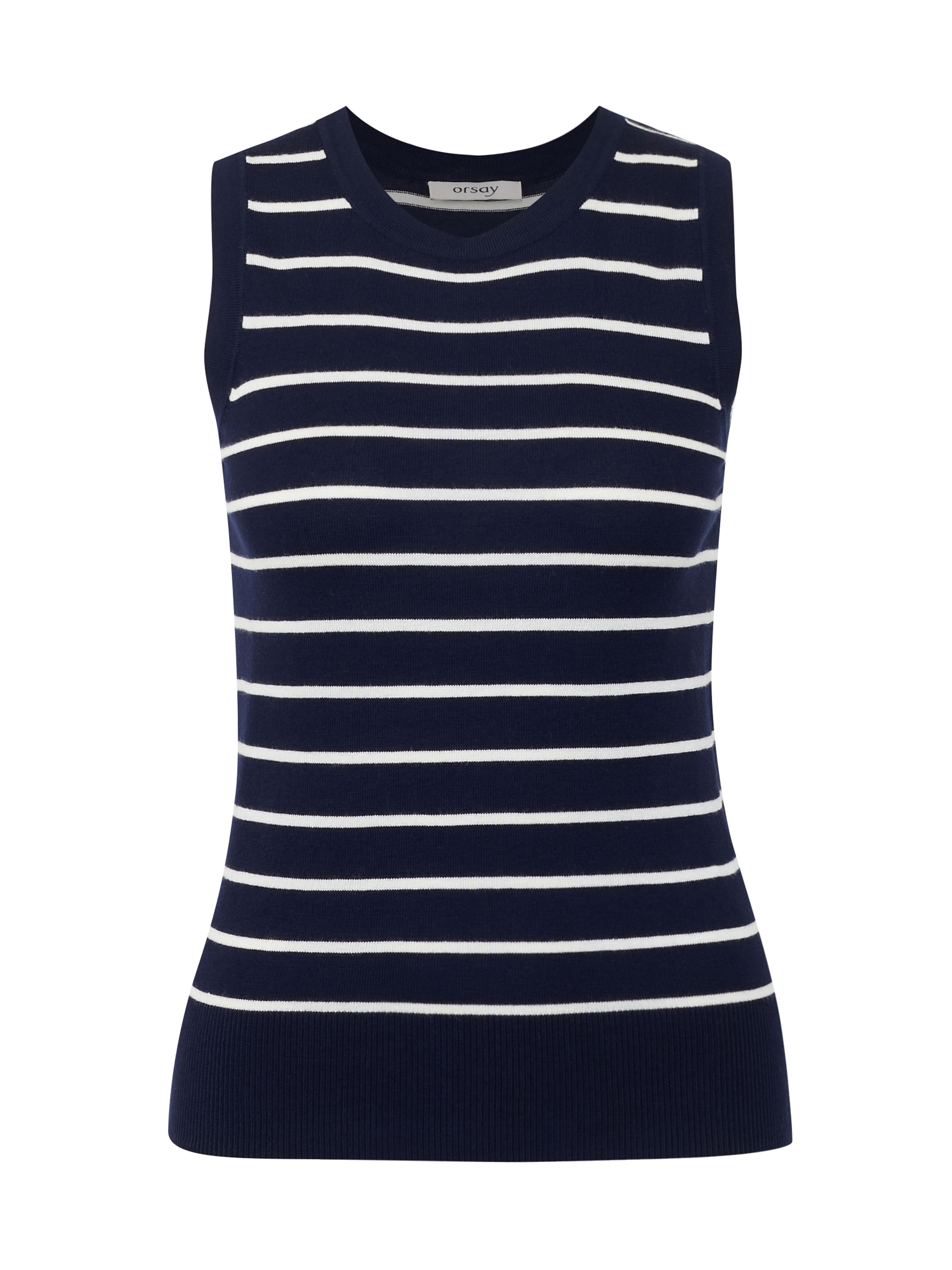 Dunkelblau gestreiftes Damen-Top ORSAY