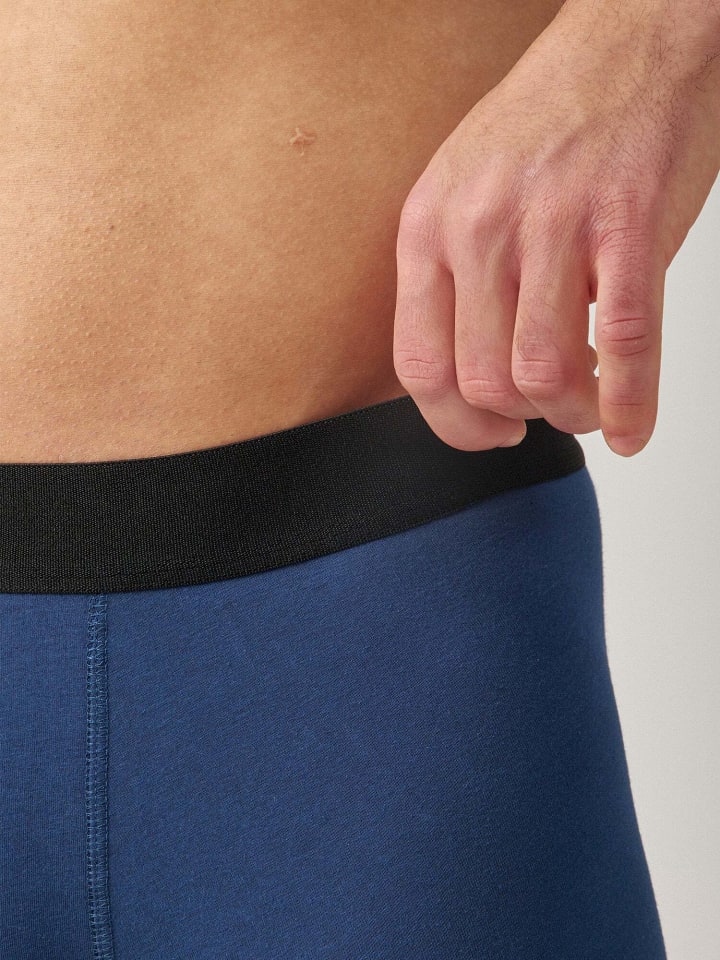 SNOCKS Lange Boxershorts 6 Stück in Blau (Streifen) günstig kaufen