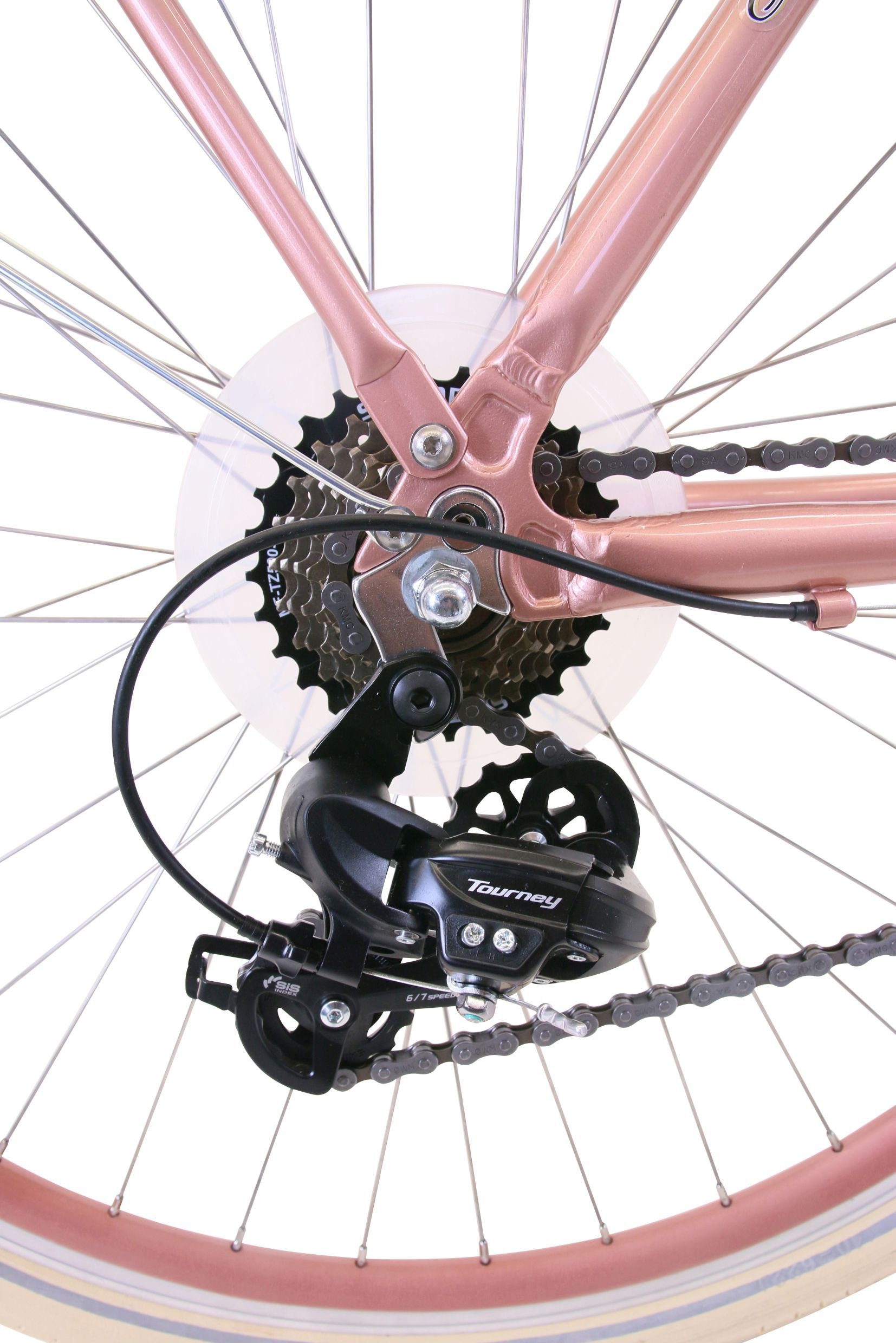 FASHION LINE Cityrad, 21 Gang Shimano TOURNEY TY 300 Schaltwerk, Kettenschaltung
