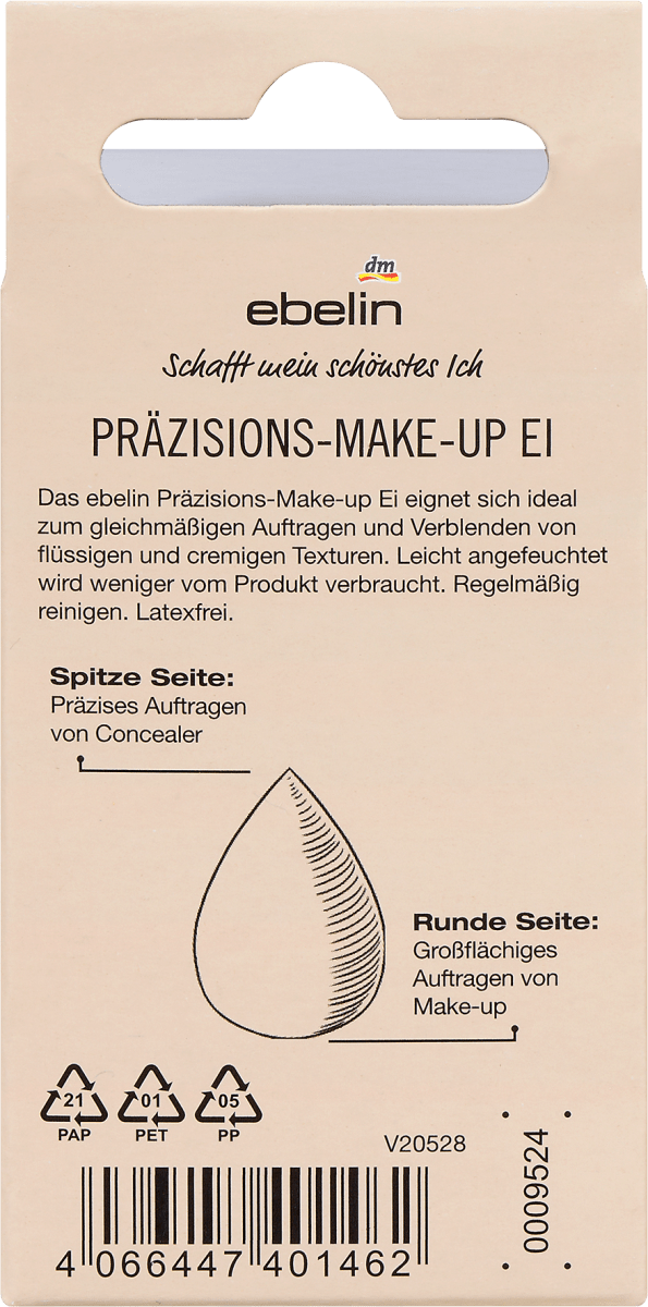 Make-up Ei für Verblenden & Auftragen, 1 St