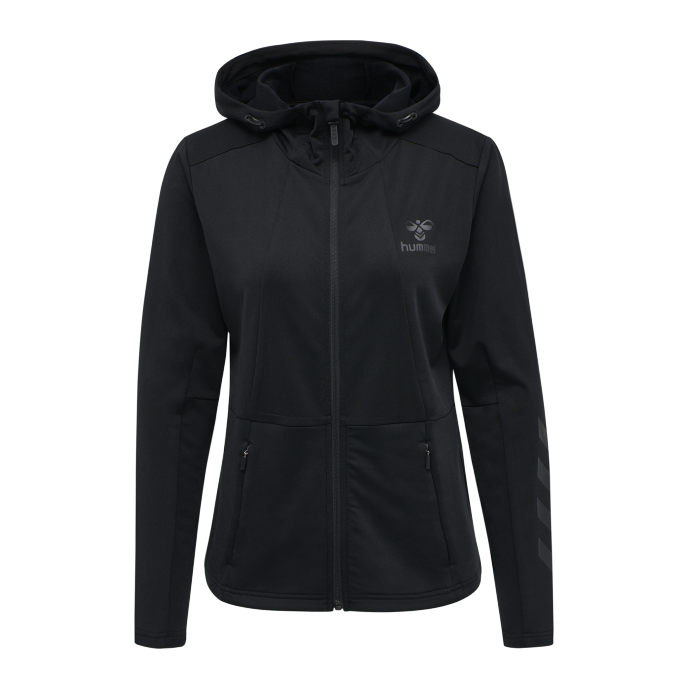 Hummel Selby Zip Hoodie Damen Schwarz F2001