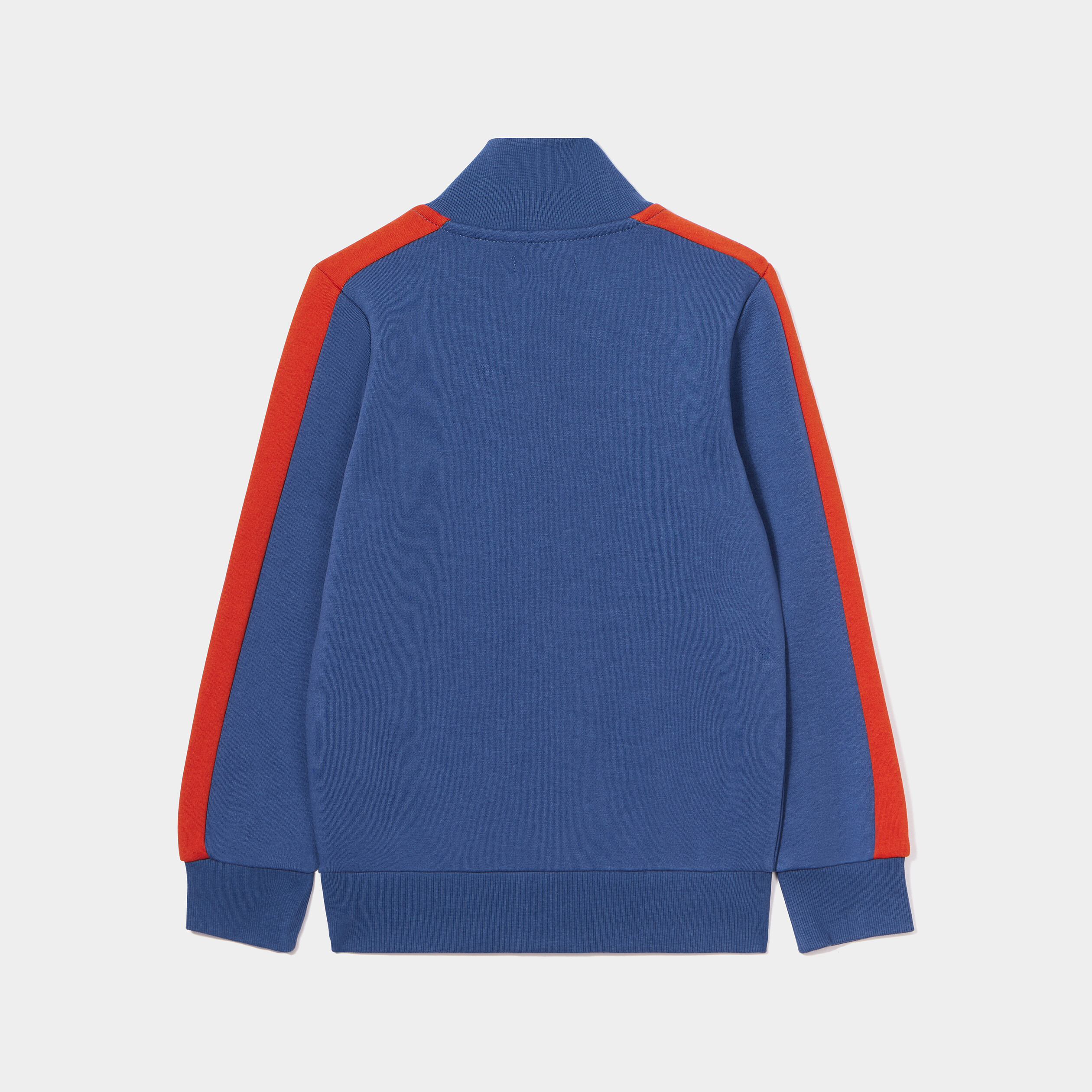 Sweat zippé col montant bleu foncé garçon | La Halle