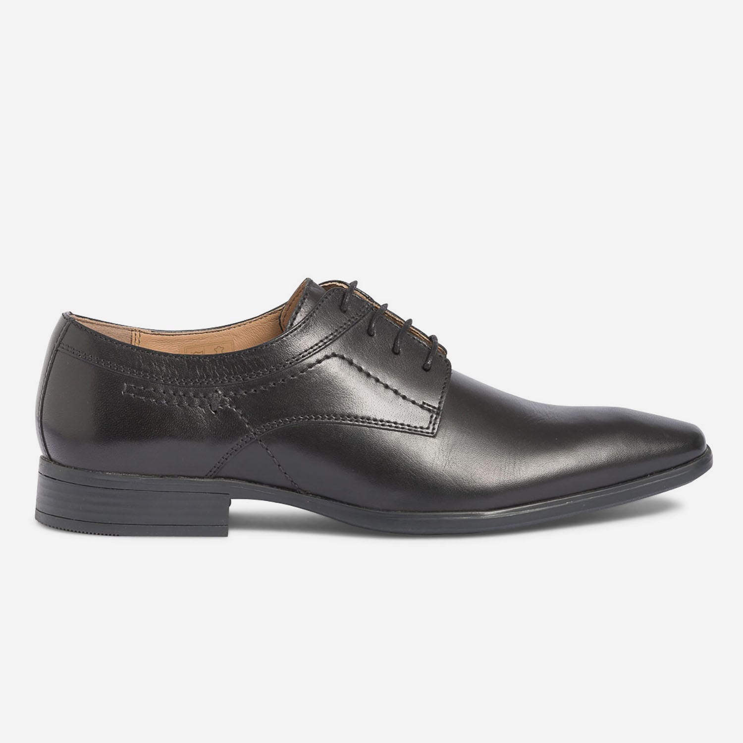 Derby noir en cuir