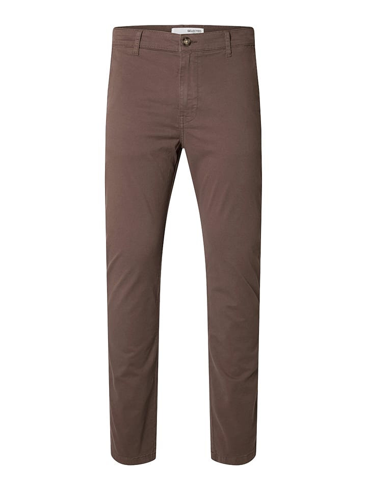 SELECTED HOMME Chino in Braun günstig kaufen