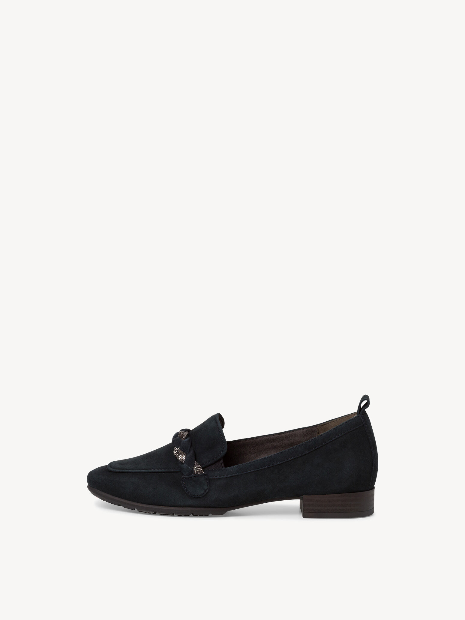 Slipper en cuir - bleu