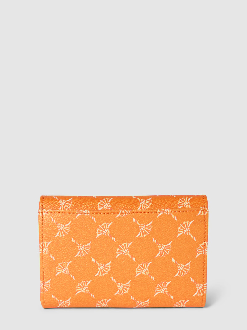 Portemonnaie mit Druckknopfverschluss Modell 'cosma' in orange