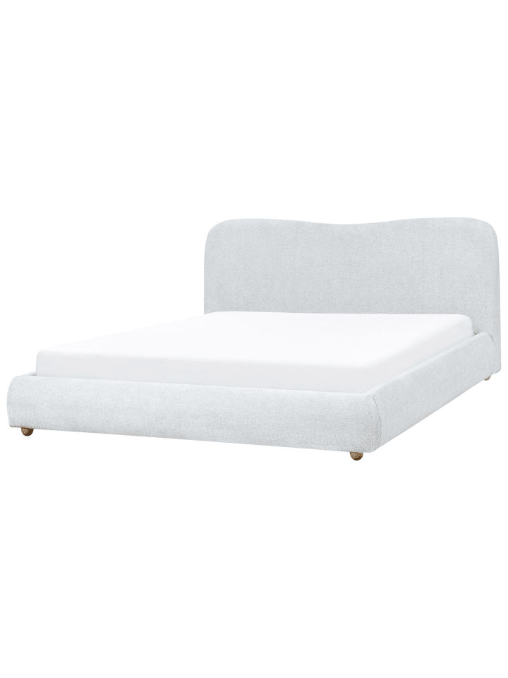 Beliani Doppelbett BLAGNAC in Grau - (W) 200 x (H) 98 x (L) 228 cm günstig kaufen onesize