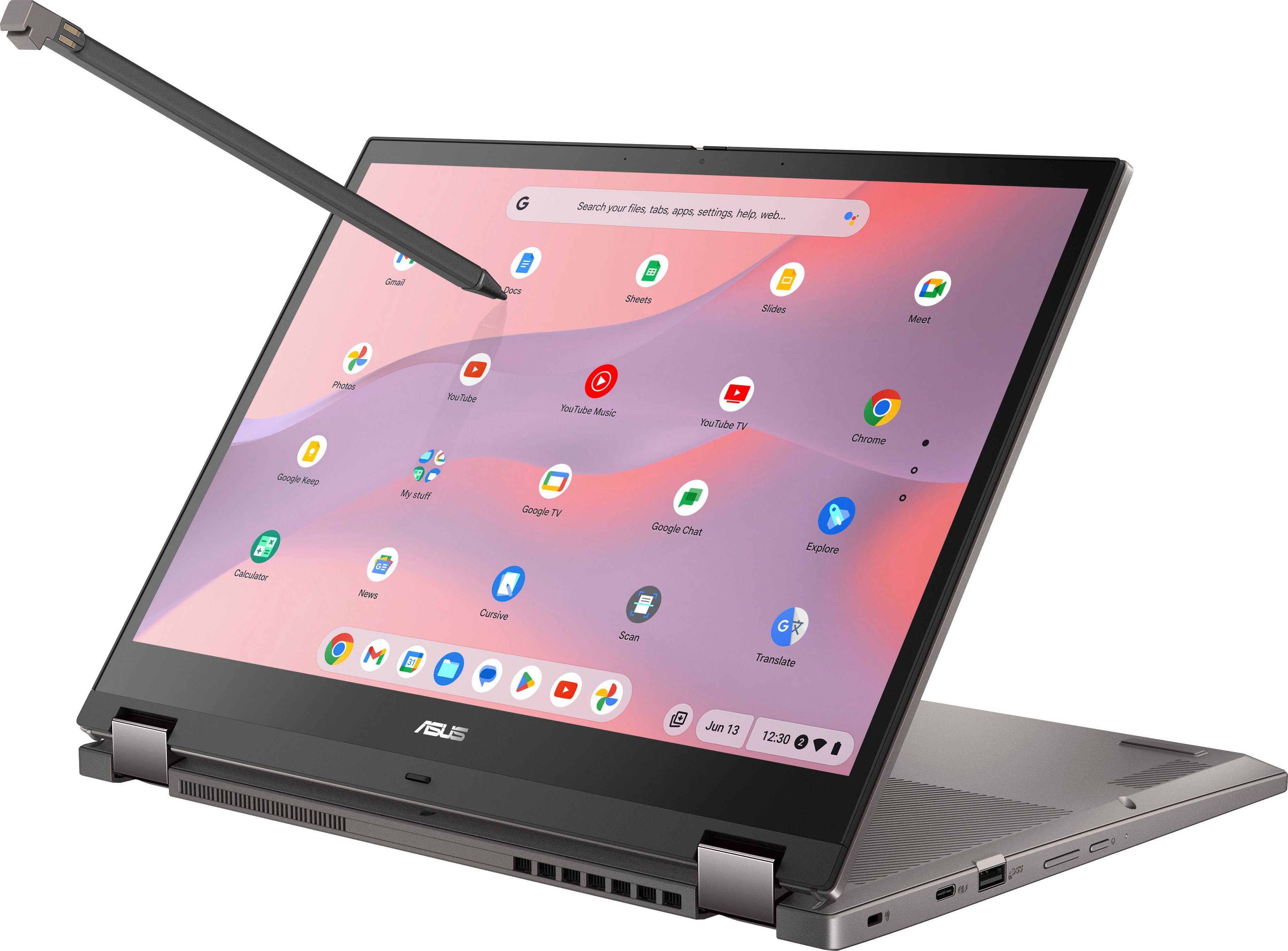 Asus Chromebook Plus CM3401FFA-LZ0125 Chromebook (35,56 cm/14 Zoll, AMD Ryzen 5 7520C, Radeon Graphics, 512 GB SSD)