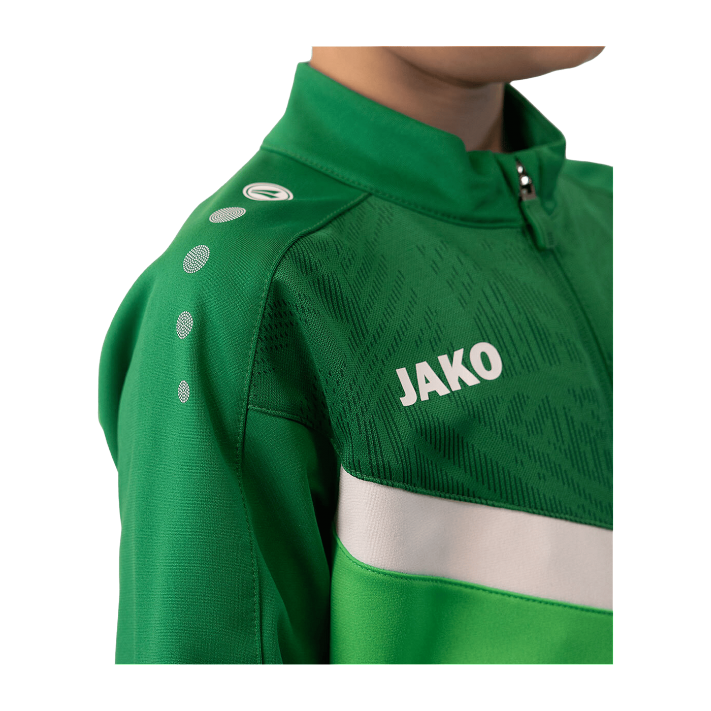 JAKO Iconic Polyester Jacke Kids Grün F222