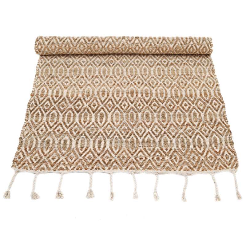 Tapis jute & coton 110x170cm SIERRA