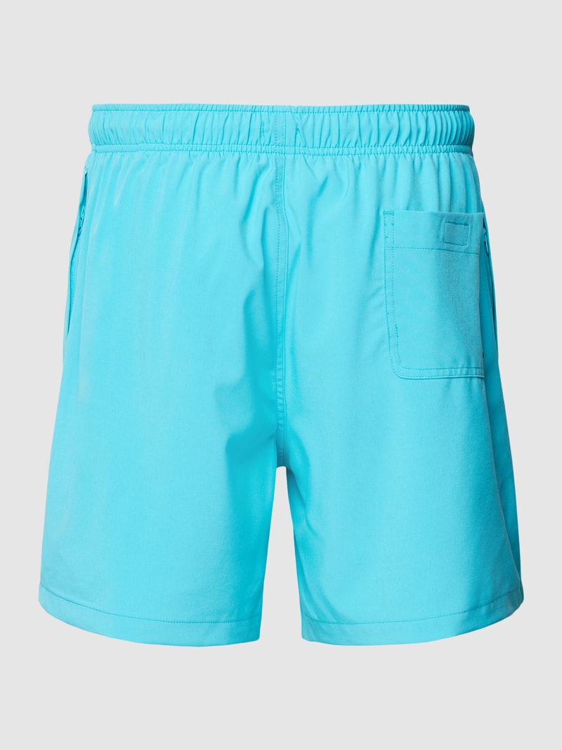 Badehose mit Reißverschlusstasche in türkis