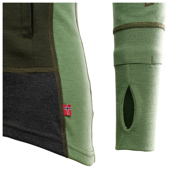Aclima - Warmwool Hood Sweater Zip - Merinopullover