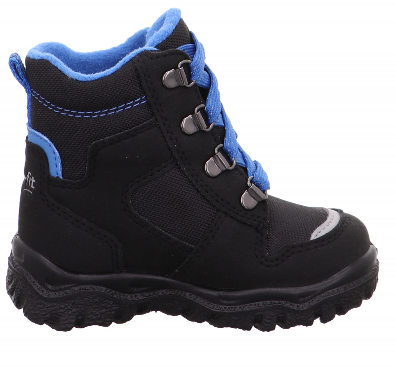 HUSKY1 - Schwarz/Blau Boots mit Schnürung
