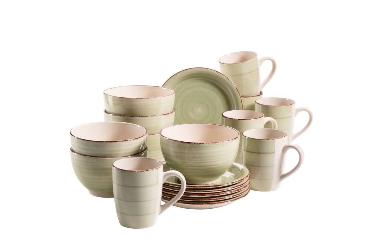 Mäser Serie Lumaca, Frühstücksset 18 teilig für 6 Personen