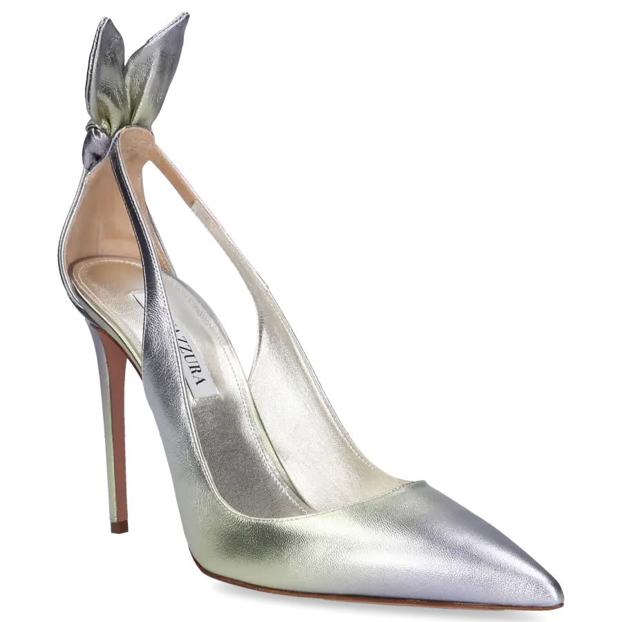 Aquazzura - Pumps BOW TIE 105 Nappaleder - gold