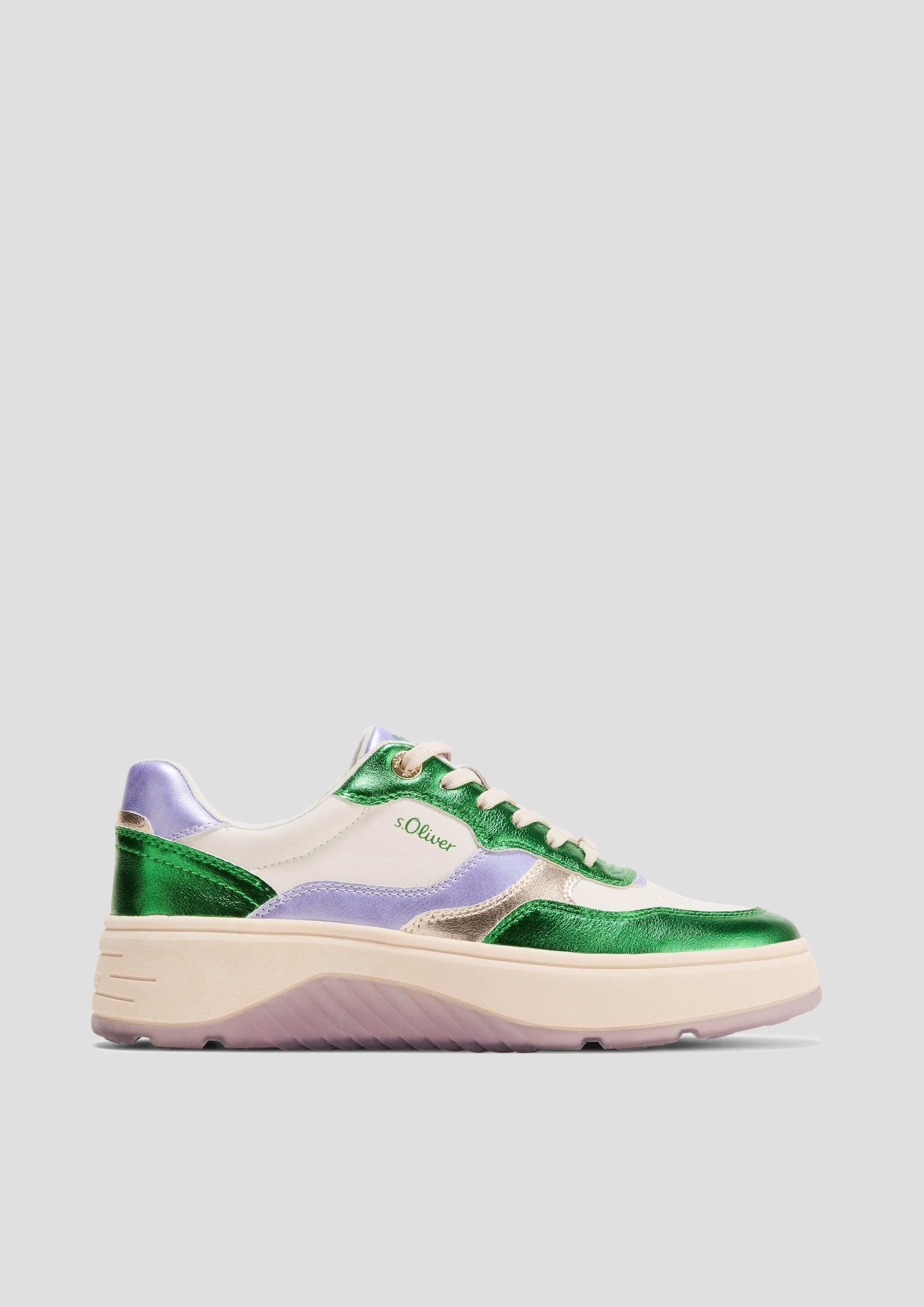 Sneaker mit modischem Clour-Blocking  6008841-712