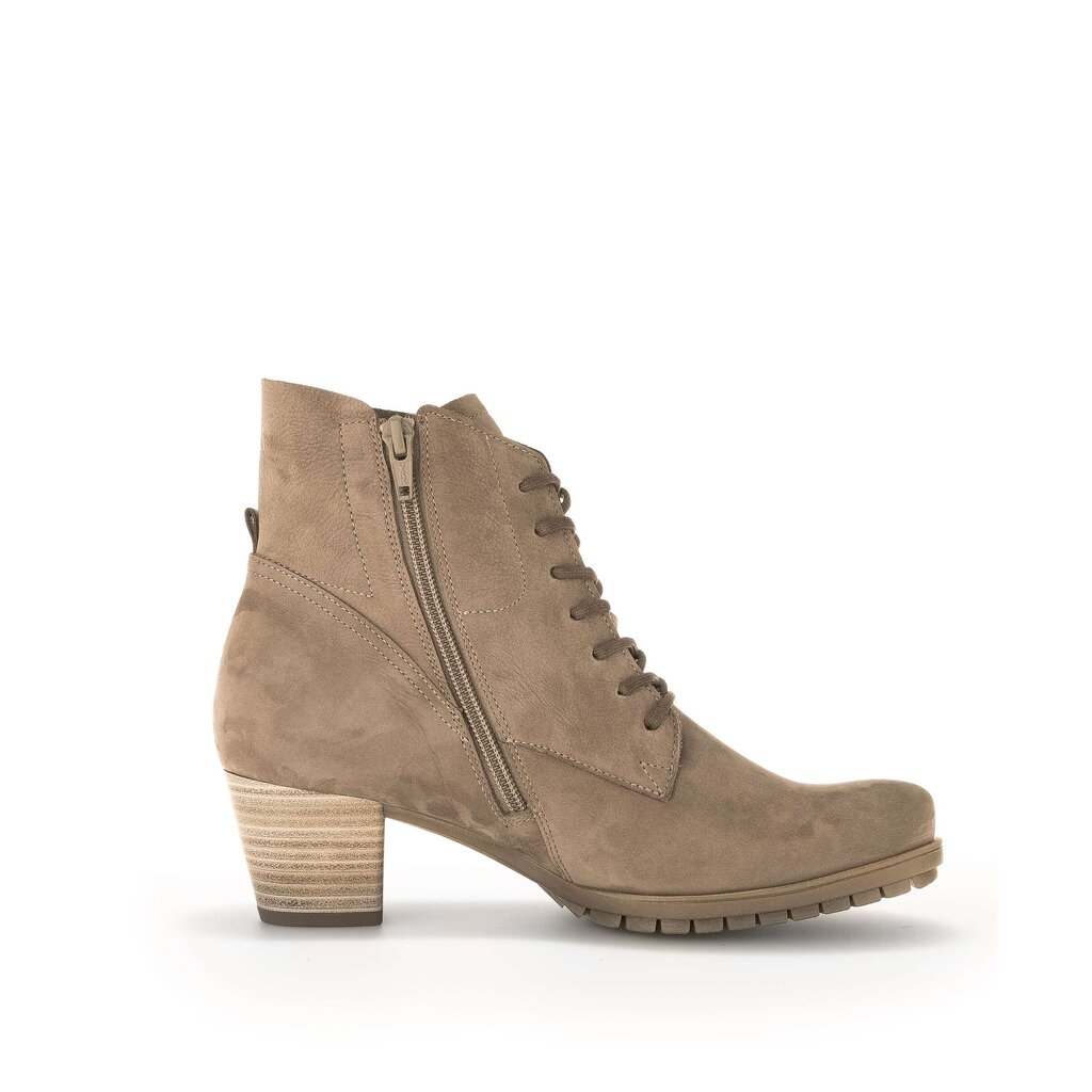 Gabor comfort Schnürstiefelette beige