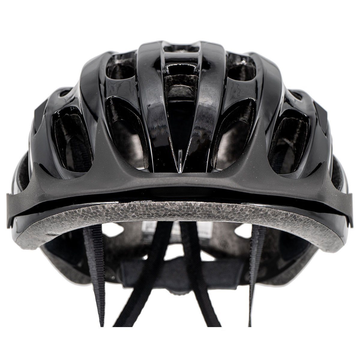 Airtracks Fahrradhelm Fahrradhelm Star S/M (53-58cm), L/XL (58-63cm), K-60 für Herren und Damen - EPS-Körper + IN MOULD / Neon Weiß Schwarz