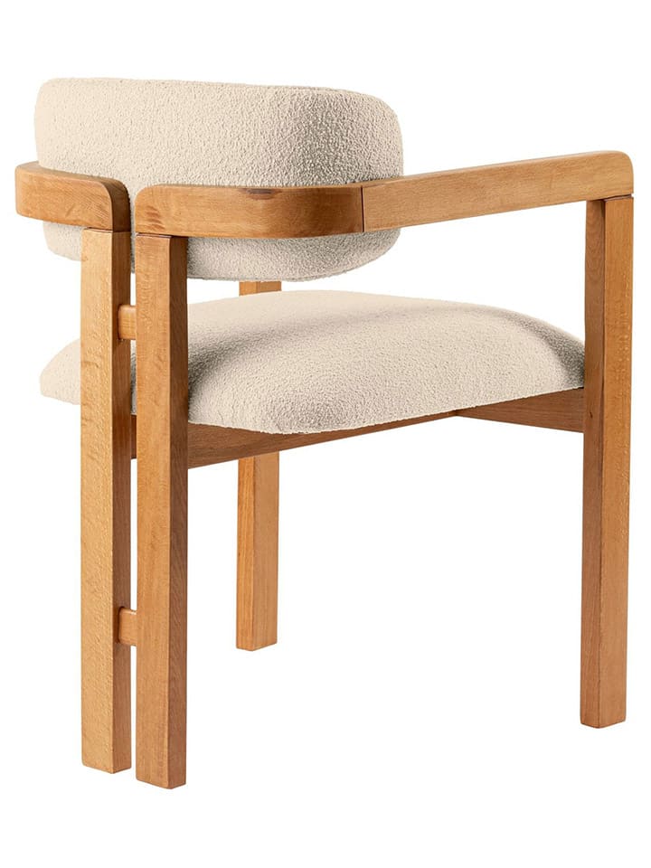 Evila Stuhl ''Mistral'' in Creme/ Hellbraun - (B)50 x (H)80 x (T)52 cm günstig kaufen onesize