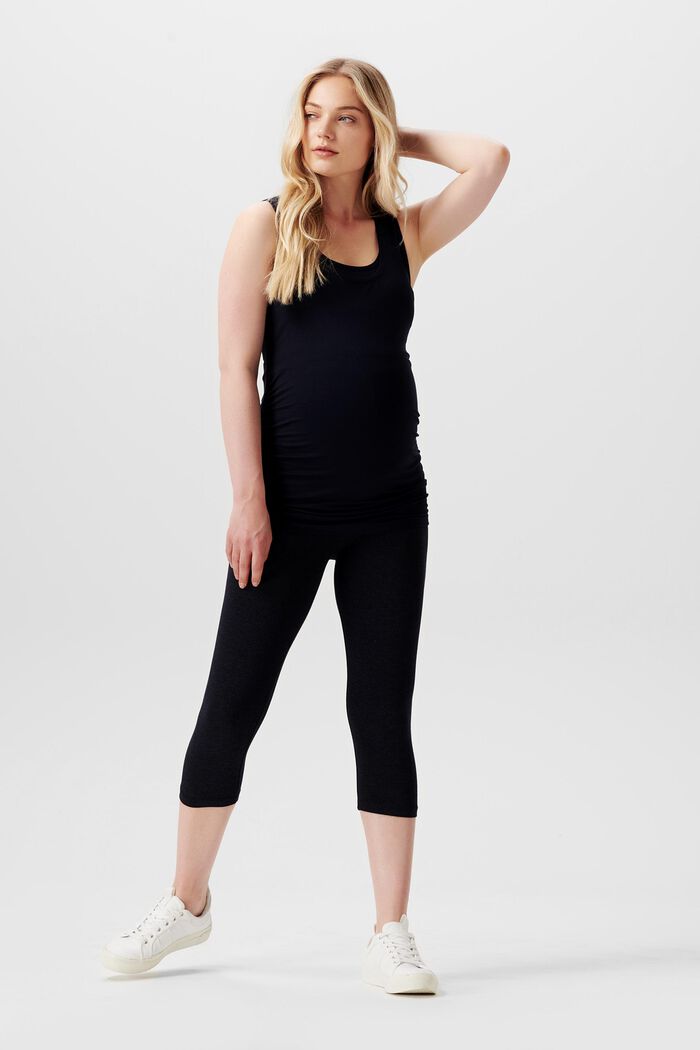Capri-Leggings mit Überbauchbund