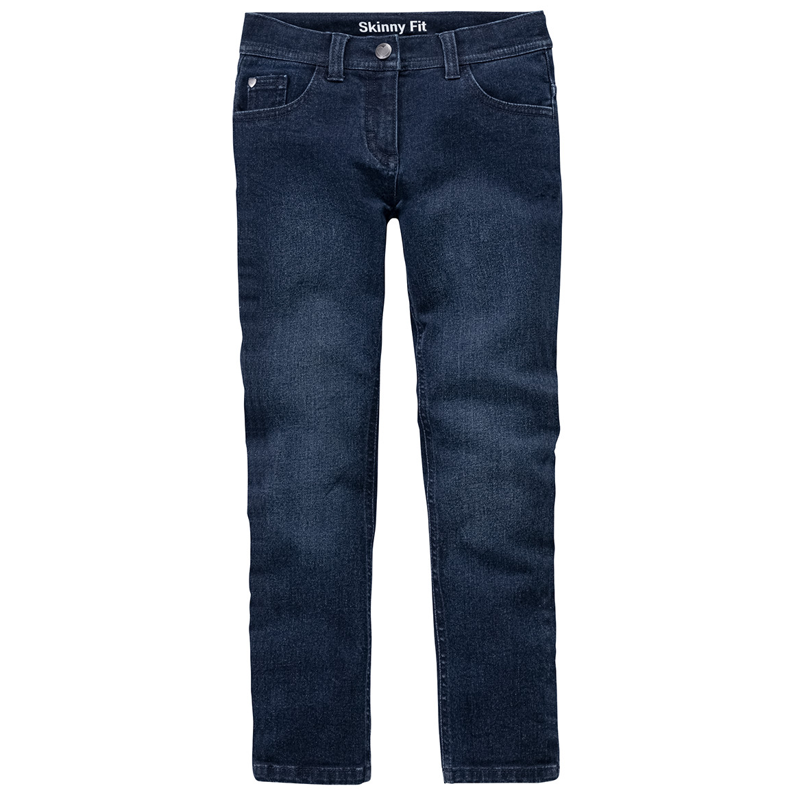Mädchen Skinny-Jeans mit Used-Waschung