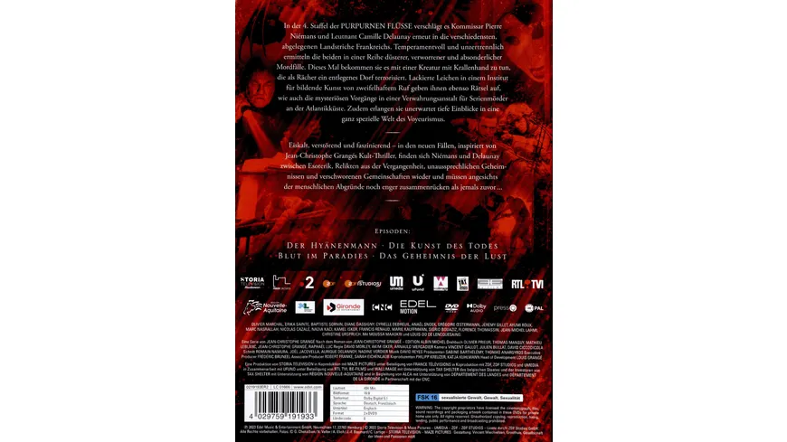 Die purpurnen Flüsse - Staffel 4  [2 DVDs]