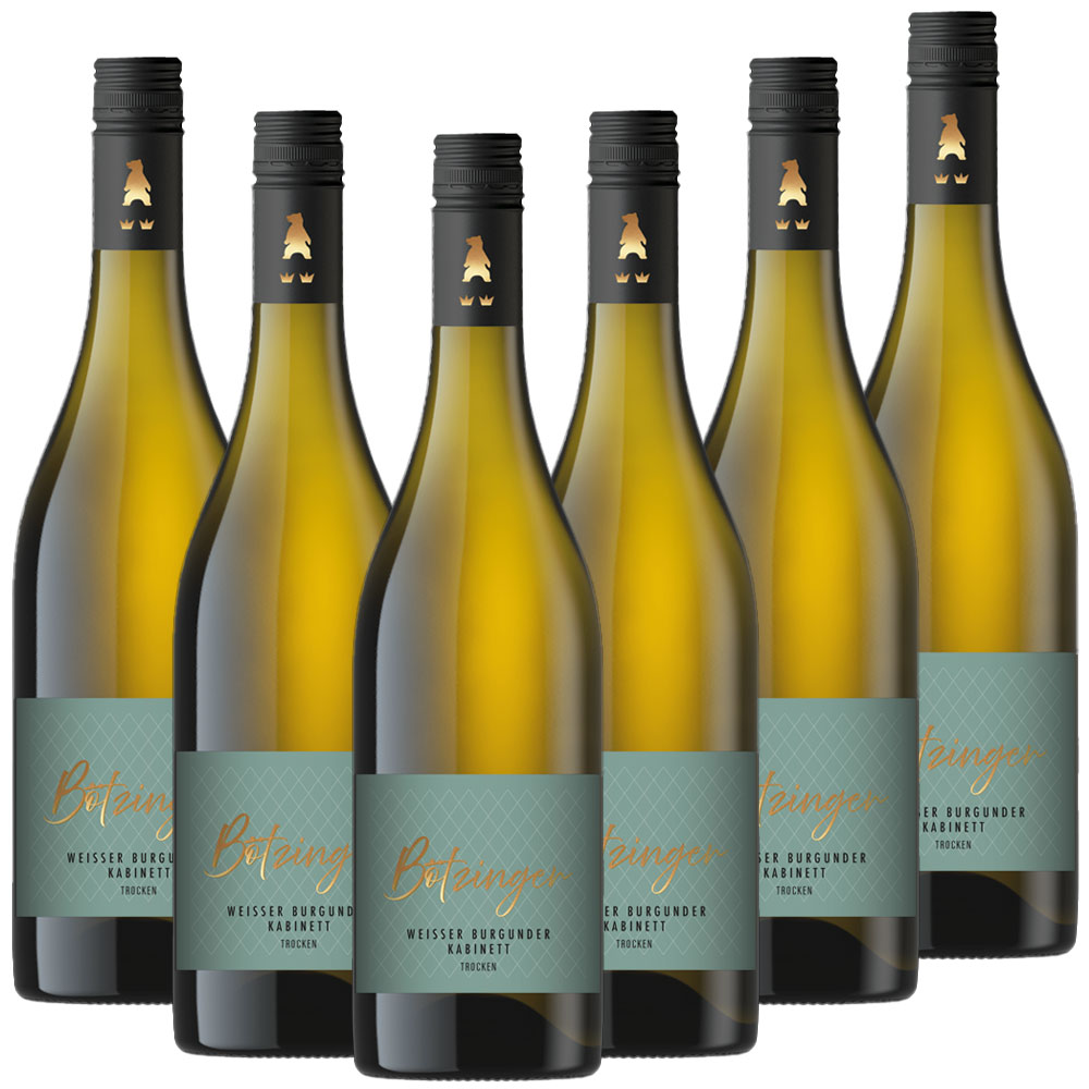 Winzergenossenschaft Bötzingen Der Bötzinger - Weißer Burgunder Kabinett trocken - 6er Karton