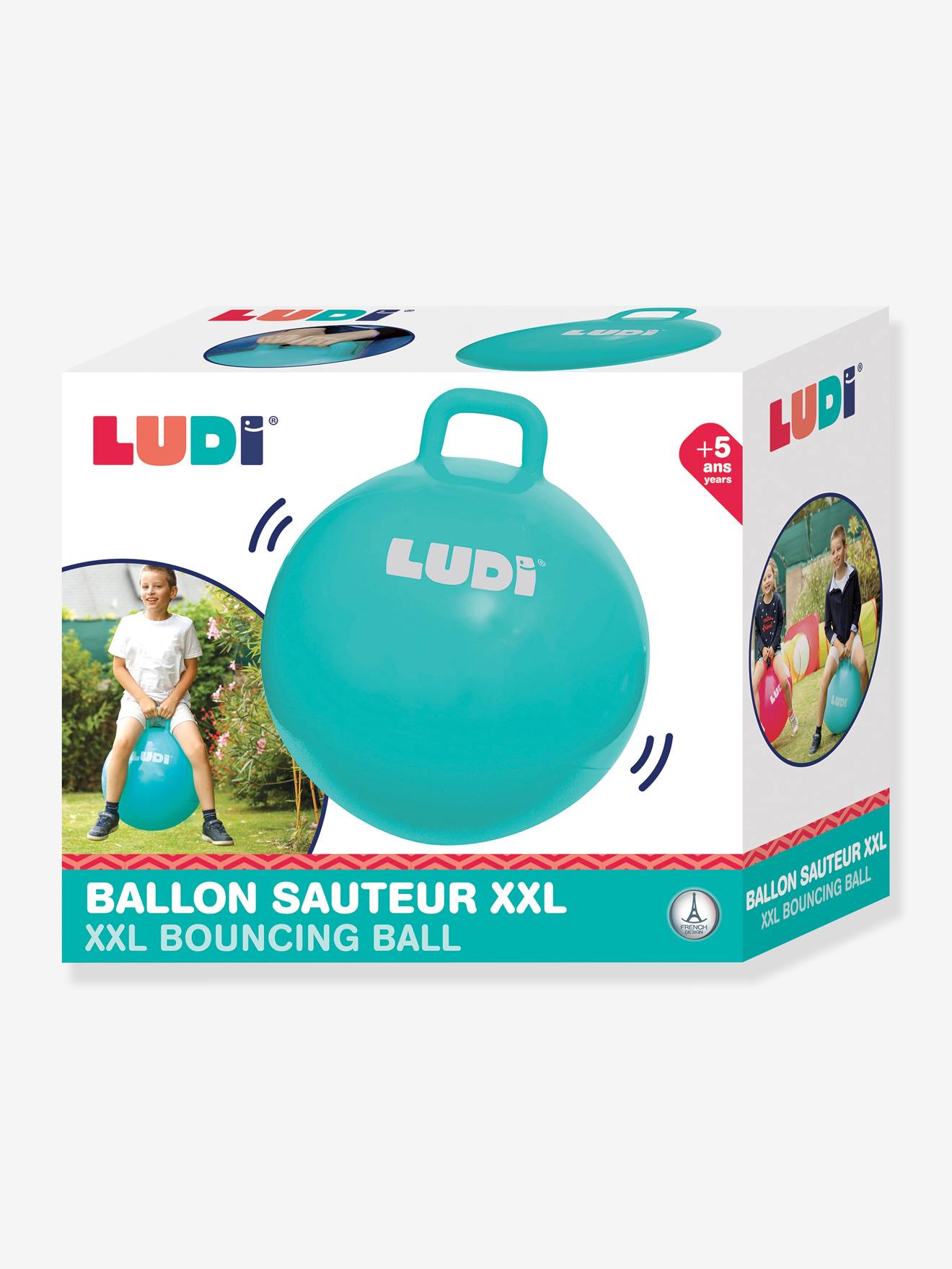 Ballon sauteur XXL rouge