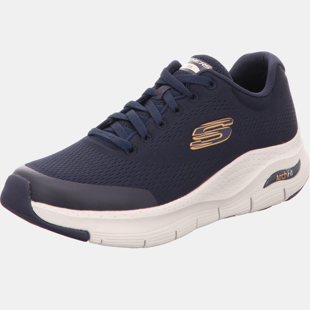 SKECHERS Freizeit Schnürer blau Arch Fit