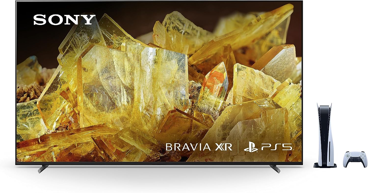 Sony 65 Inch 4K Ultra HD TV X90L Series: BRAVIA XR Full Array LED Smart Google TV with Dolby Vision HDR and Exclusive Features for The Playstation® 5 XR65X90L- 2023 Model,Black